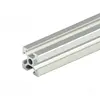 V slot 20x20mm 3D printer silver black Anodized 2020 aluminum extrusion profile manufacturer from china