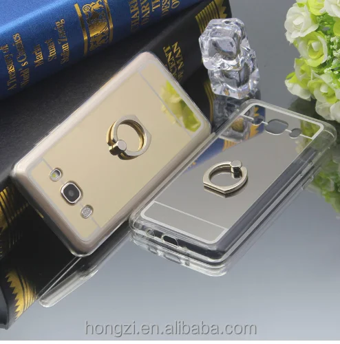 

Mirror Case Soft TPU Back Cover for Samsung Galaxy A3 A5 A7 A8 J1 J2 J3 J5 J7 2015 2016 2017 Ring Holder Phone Case