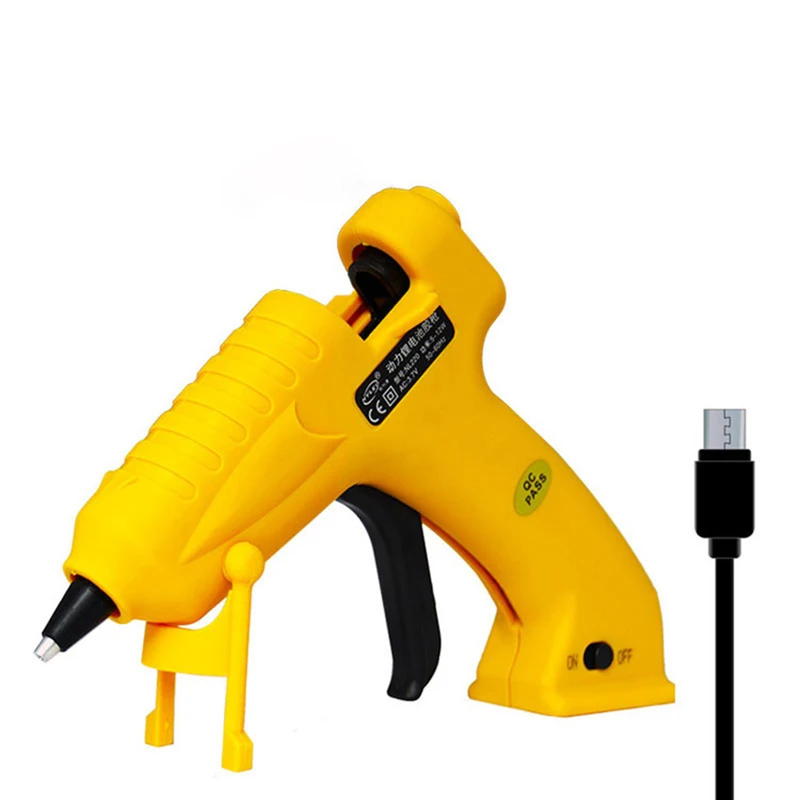 Hot Glue Gun Usb Charging Glue Guns Lightweight Portable 3.7v Low Voltage Glues Guns Dispenser