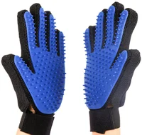 

Upgrade Version 260 Tips Factory outlet five finger design hair remover massage dog pet grooming glove