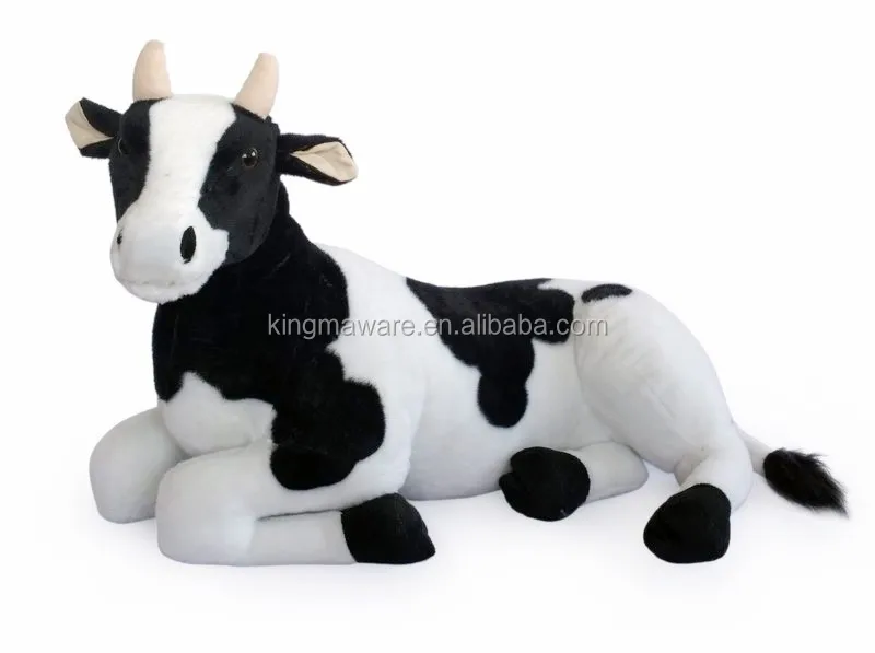 realistic cow plush