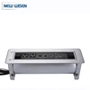 Electric rotation motorized cable management motorized desktop uk power plugs