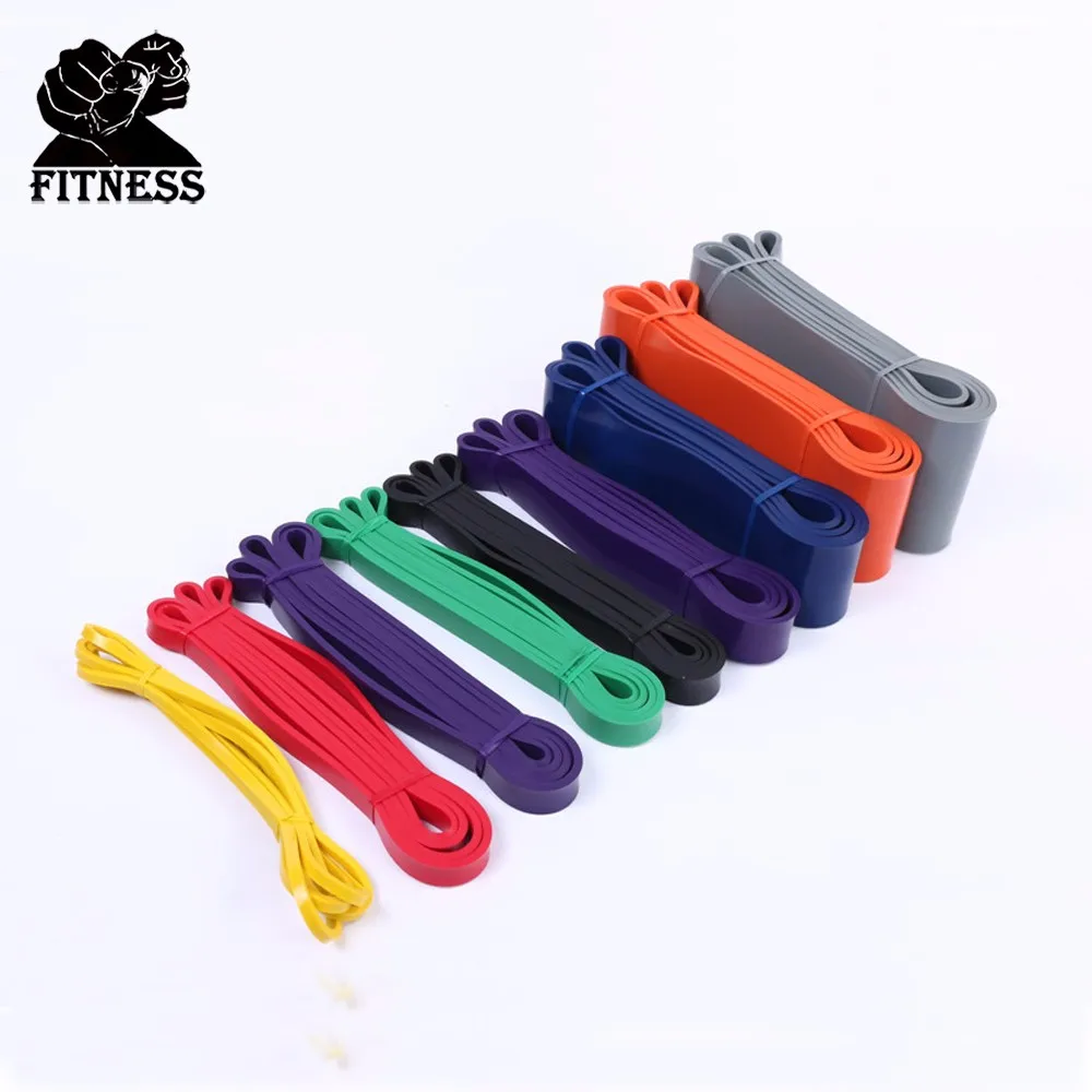 High Duty Rubber Silicone Stretch Resistance Band Set Of 7 - Buy ...