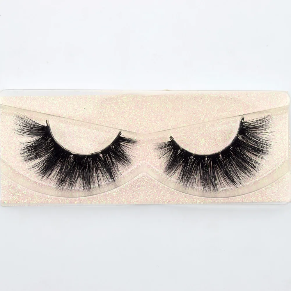 

new arrive 5d false eye lashes high quality cruelty free vegan private label 100% 5D mink lashes on men naturally, Natural black