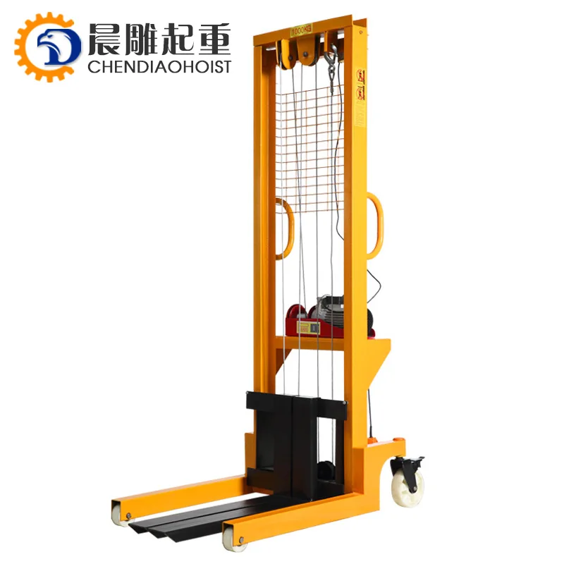 1TON HAND PALLET TRUCK AND MANUAL ELECTRIC STACKER POWER 1000KG