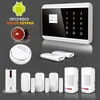 Spanish voice prompt,Touch keypad gsm auto dial alarm system-house security gsm alarm system-SMS message sending alarm(KR-8218G)