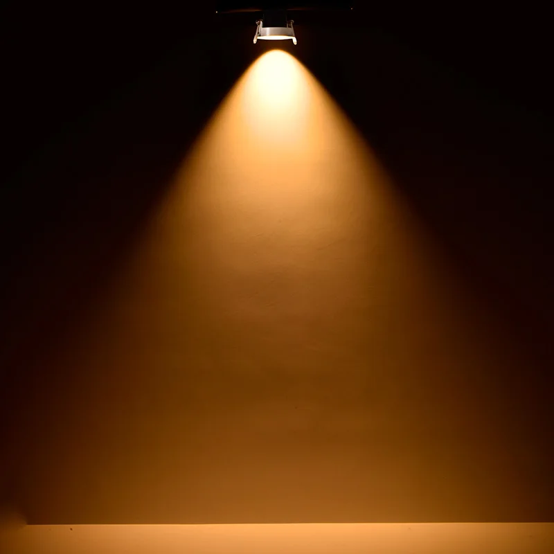 
slim reflector housing 10w 15w 24w ceiling surface mounted dimmable led cob downlight 