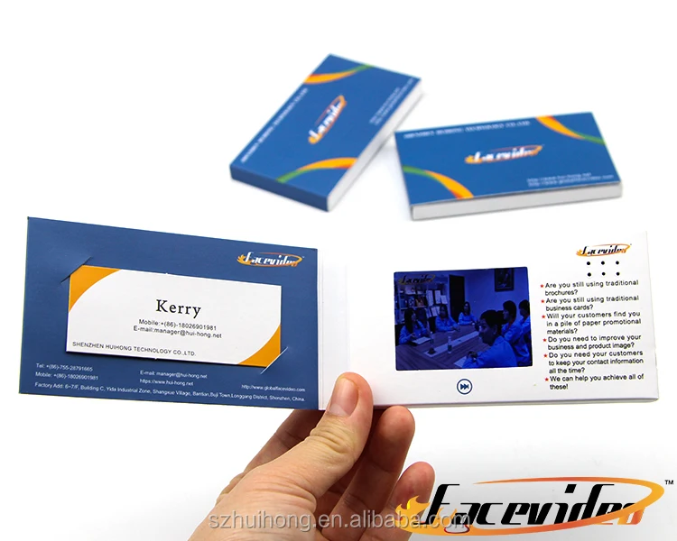 Hot Sale Customized Personal Printing Electronic Business Card 2 4 Inch Lcd Display Mini Video Player Digital Name Card Buy Electronic Business Card Digital Name Card Video Name Card Product On Alibaba Com