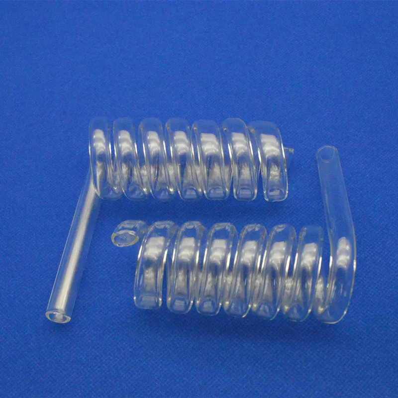 Hf Transparent Spiral Quartz Glass Tubing Buy Spiral Glass Tube