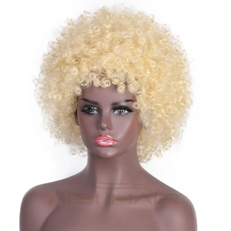 PINK  AFRO BUSHY 70'S QUALITY WIG 