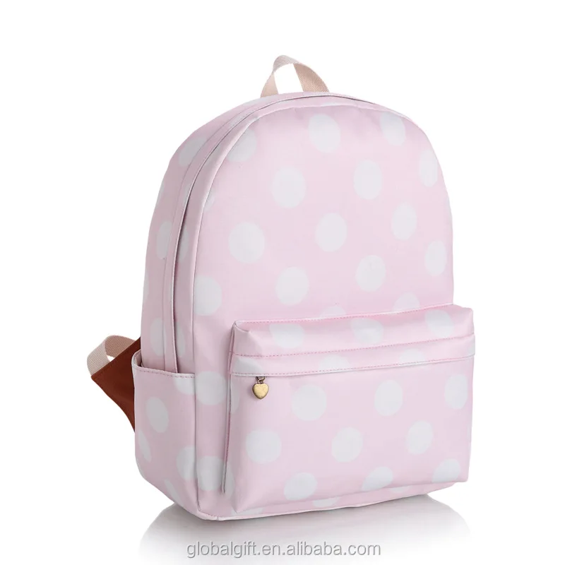 2018 Fashion Cute Backpack Girls School Bags Teenage Bookbag With Dots ...