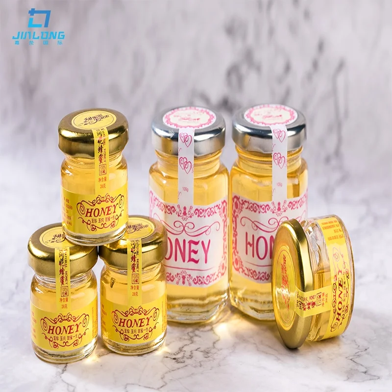 
Good quality small glass jar packing pure natural honey help boost your immune system 