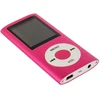 OEM 1.8 inch TFT Screen Metal MP4 Player Silver Magenta
