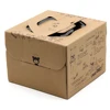 Hot sale custom print brown kraft paper birthday cake packaging ground cake box