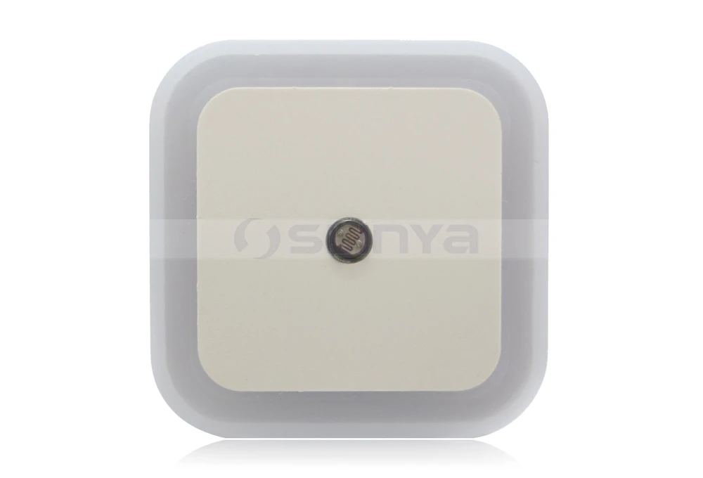 Light Control Auto Sensor Baby Bedroom Lamp Square Led Night Light For