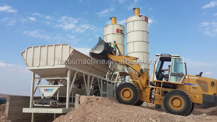 25m3 mobile concrete batching plant price