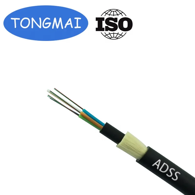 Manufacturing Aerial 12/24/36/48/72/96/144/288 Core G652d Adss Cable