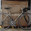 professional 700c full titanium alloy parts bamboo frame single speed fixed gear bike for Mid East
