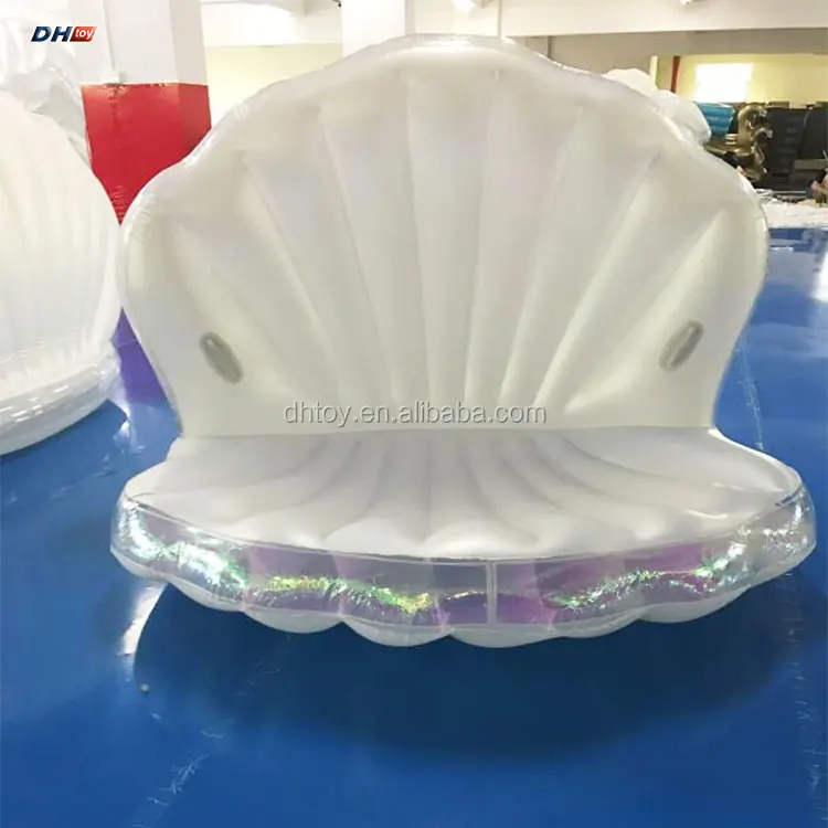 inflatable clam shell float