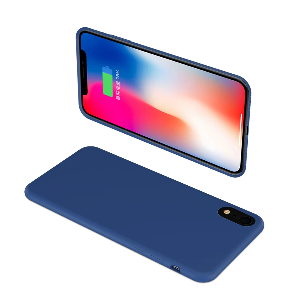 

Ultra Thin Liquid Silicone Gel Rubber Cover Case For iPhone X XR XS Max