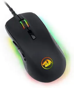 Redragon M718-RGB Optical Gaming Mouse RGB LED Backlit Wired MMO PC Gaming Mouse