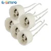 GU10 Light Socket CE Halogen MR11 MR16 Socket Ceramic spotlight lamp holder with 10cm Silicon Wire
