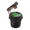QC3.0 USB Charger Socket with Voltmeter Ammeter Monitoring Amp Volt for Car Boat Marine Motorcycle