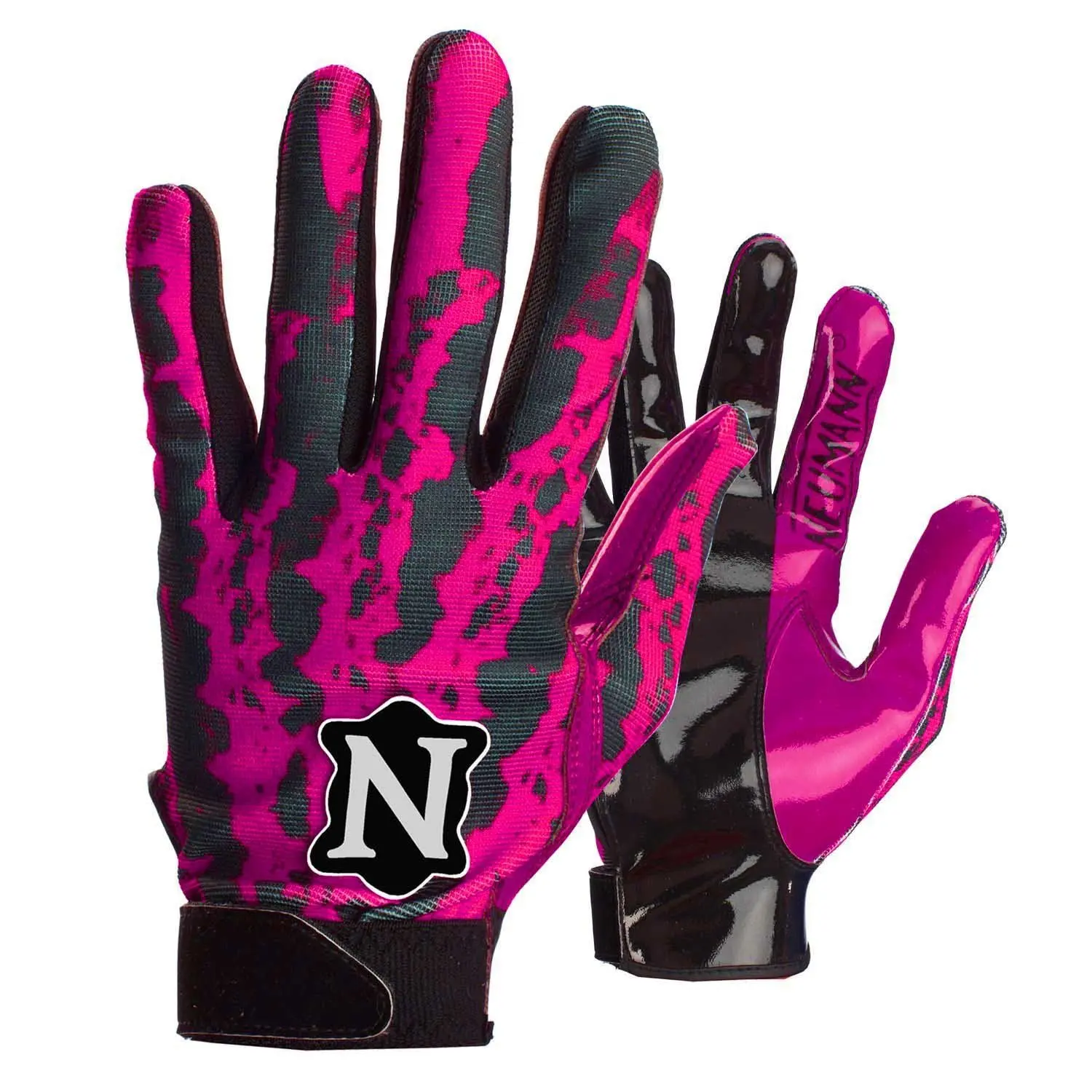pink wide receiver gloves