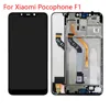 Original+Frame For 6.18" Xiaomi poco F1 LCD Display Touch Screen Digitizer Assembly for xiaomi mi Pocophone F1