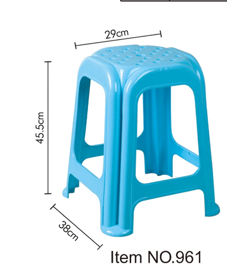 Wholesale Stacking Adult Plastic Stool Dinning Room Furniture Outdoor