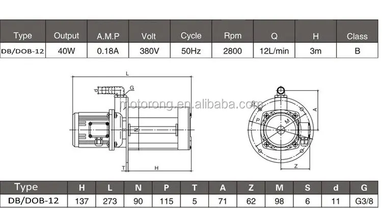 Small Electric Cooling Pump