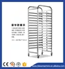 2018 domestic and overseas active demand 16 trays trolley for rotary oven