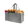 Reusable Grocery Shopping Bags Extra Large Collapsible storage Boxes With Strong Bottoms Bonus Insert For Reinforcement