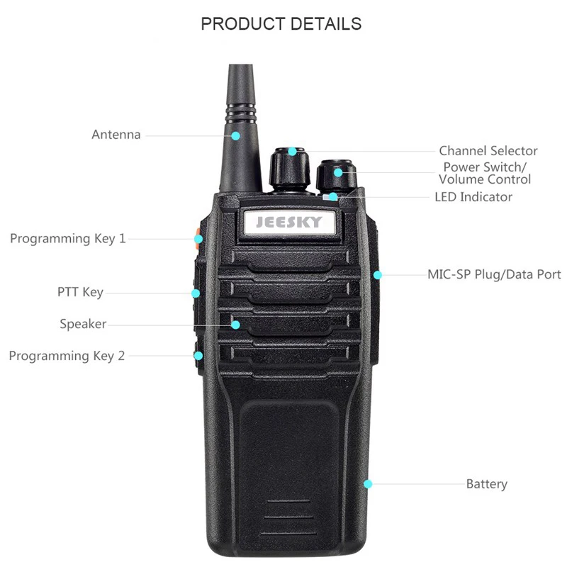 Pakistan 10km Long Range V9 10watt Radio Uhf Vhf Walkie Talkie - Buy ...