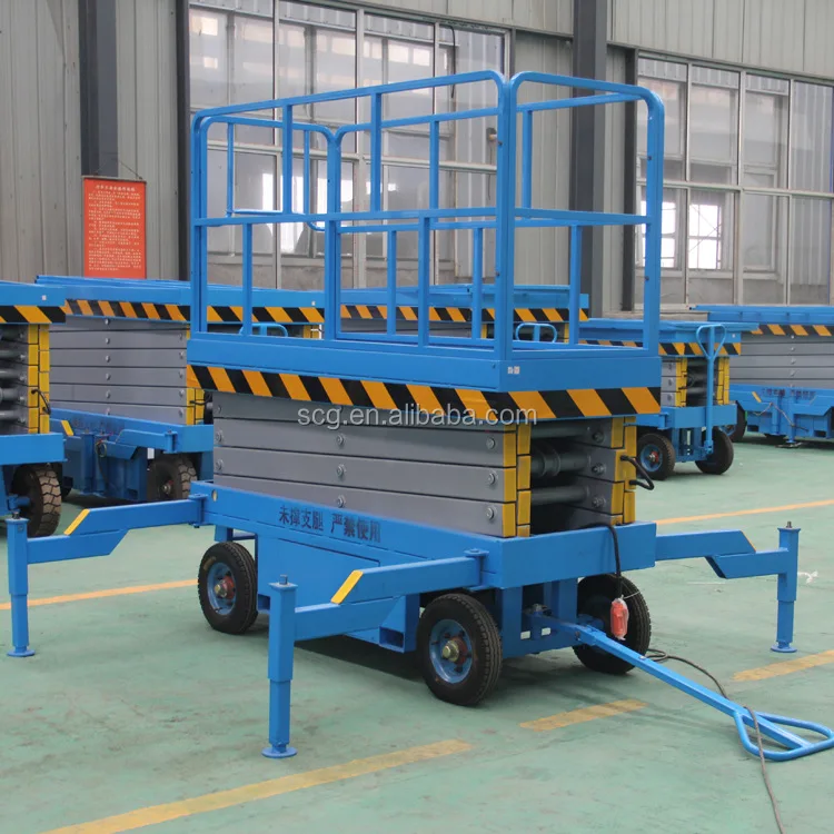 Hydraulic scaffolding lift platform table elevator