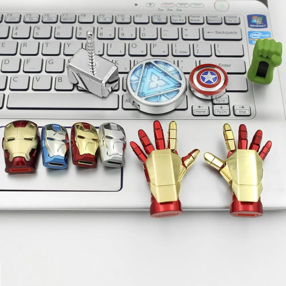 

Marvel Avenger Usb Flash Drive Iron Man 16GB 32GB 64GB Memoria Stick