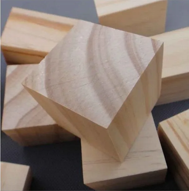 small wooden blocks for crafting