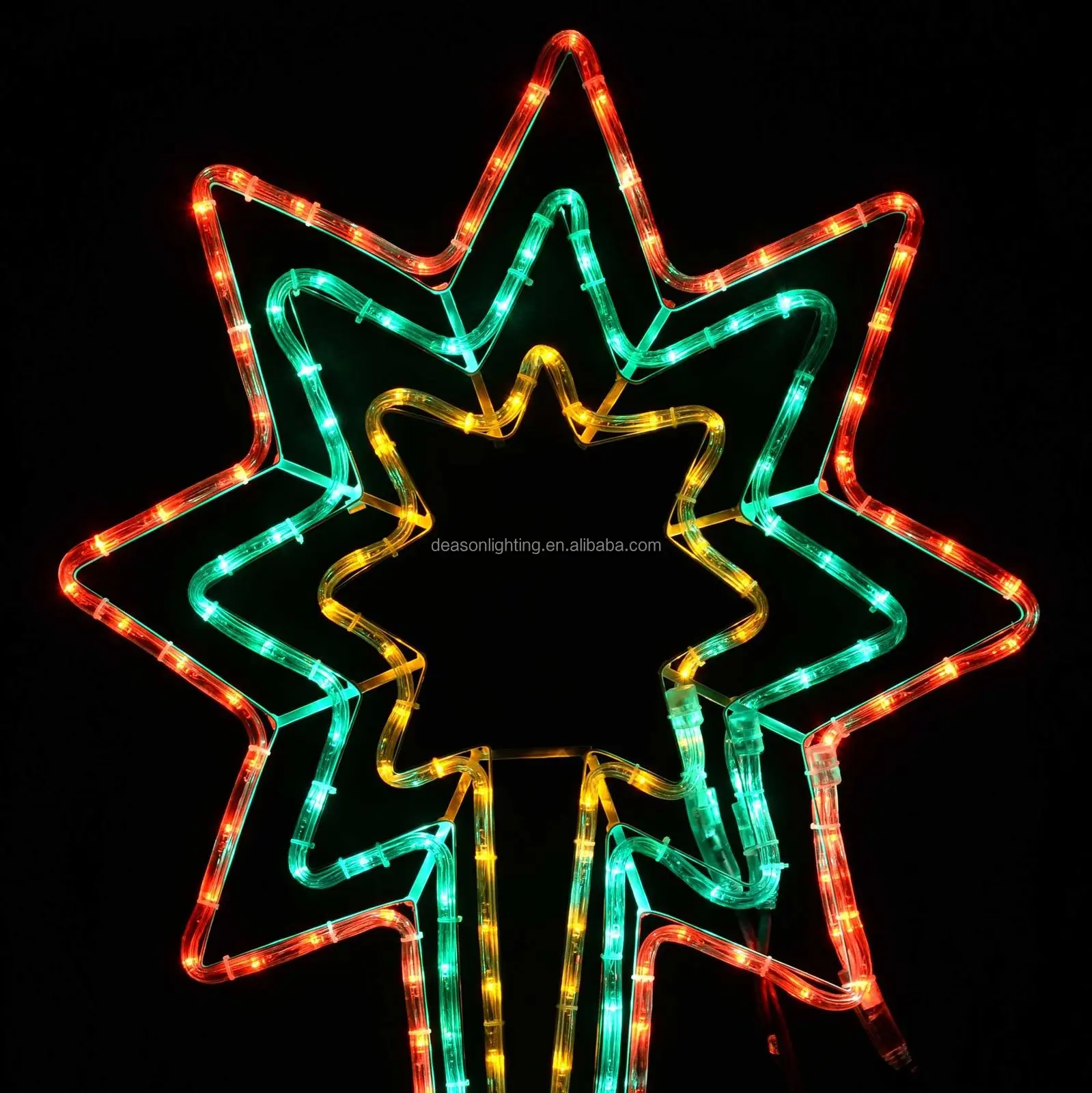 Mini Lighted Christmas Tree Star - Buy Outdoor Led Christmas Star