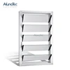 Customized Louvered Window Glass Louvre Window With Security Mesh