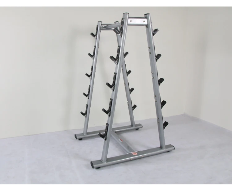 Five Pair Steel Barbell Rack