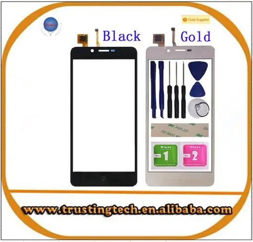 

leagoo KIICAA power Touch Screen Mobile Phone Screen Replacement Parts, Black gold color