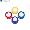 HPLC Polyethylene/PTFE cap with plastic holes GL45