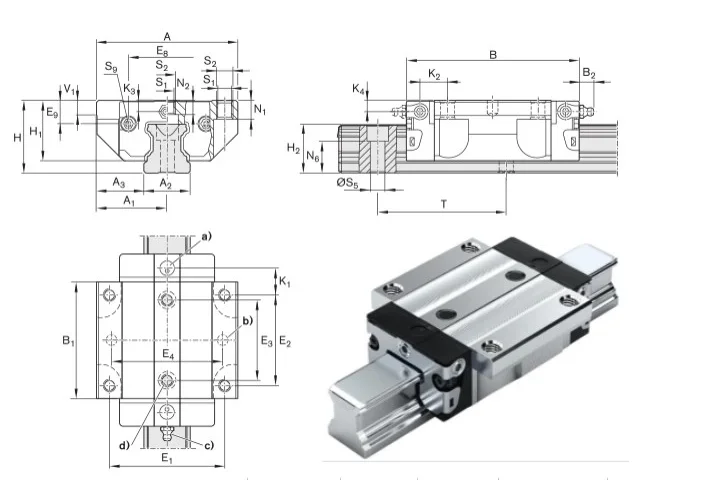 Линейный Подшипник Каретка Msa55lszzfon Купить