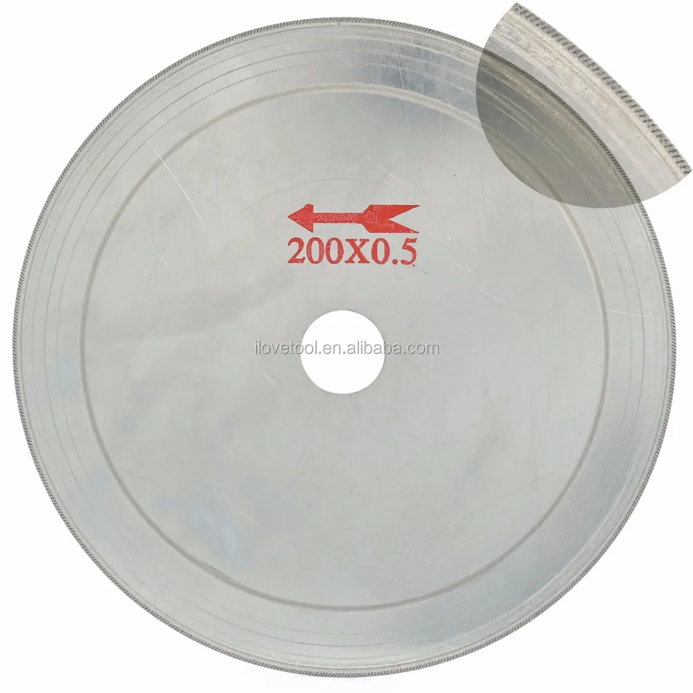 6~14 Inch Thin Diamond Saw Blade Lapidary Cutting Disc for Glass Stones Cutter