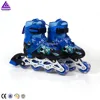 Lenwave brand custom 4 wheels professional kids blue inline skate