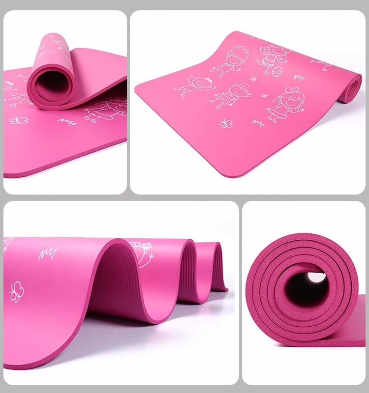 Hello Fit Yoga Mat (68 x 24 x 4mm) with Carrying Harness - 10 Pack