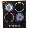 2019 New design two in one kitchen appliance built in electrical cooker with gas burner