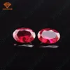 Top quality sale Oval cut synthetic corundum gemstone for ruby rings