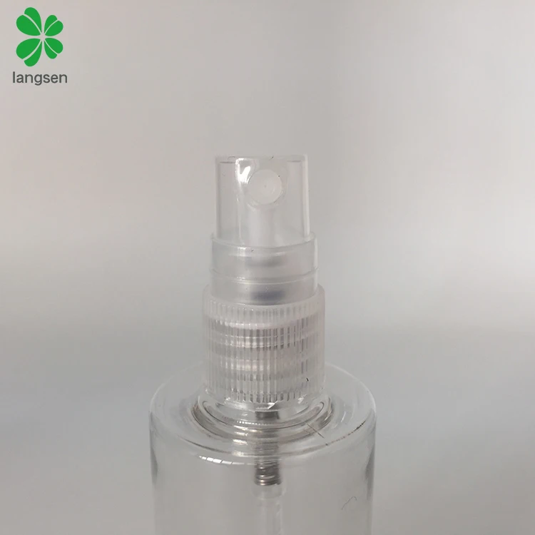 Cute 35ml clear round cylinder spray bottle