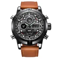 

XN3022 Chronograph Business Watch Mens Leather Digital Wristwatches